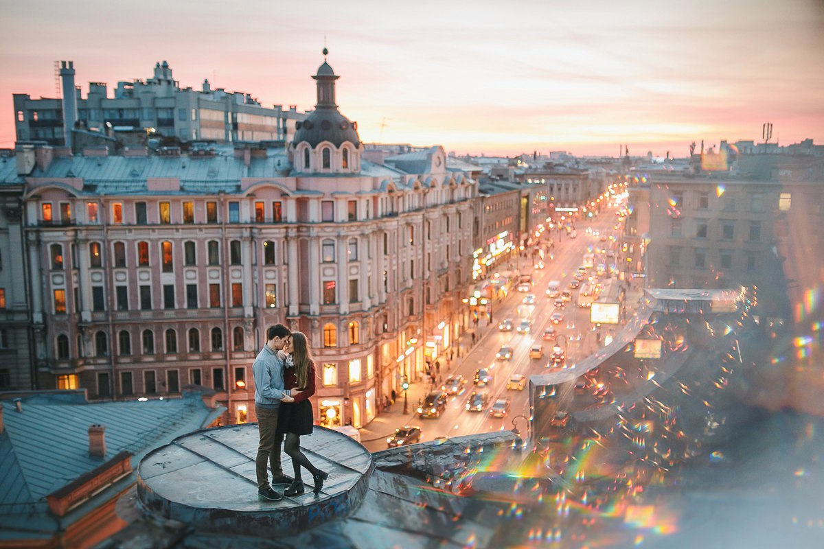 Санкт Петербург с крыш Невского